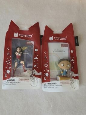 NIP Wonder Woman & Wizard of Oz Tonies For Toniebox